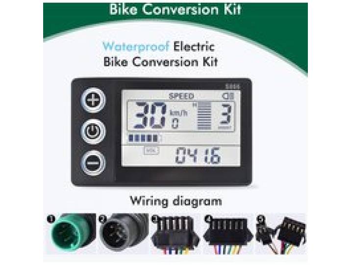 S866 Elektrische fiets UART 2-display Digitale E-scooterkabel Ebike Smart Fietscomputer Fietssnelheidsmeter Waterdicht Road