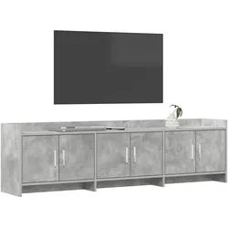 vidaXL, TV Möbel, TV-Schränk 168 x 33 x 47 cm Betongrau Holzwerkstoff (33 x 33 x 47 cm)