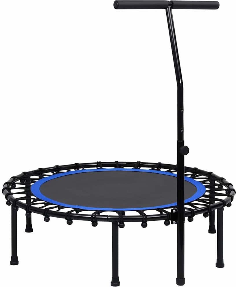 vidaXL Trampoline de fitness avec poignée et coussin de sécurité 102cm