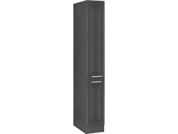 KOCHSTATION Apothekerschrank KS-Stockholm hochwertige MDF-Fronten, 200 cm hoch, viel Stauraum