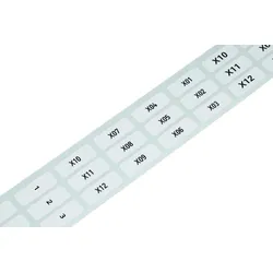 WAGO Etikett weiß 9,5x25mm 1500Stck/R. 210-808
