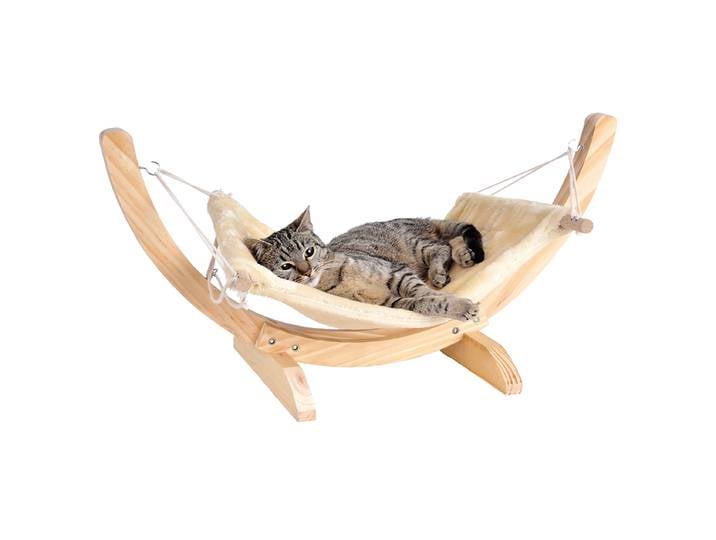 Couchette relax pour chat Zoia 70 x 30 x 35cm Beige