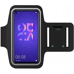 SmartFitness Huawei Nova 5T Handy Sport Armband, Smartphone Sportarmband, Schwarz