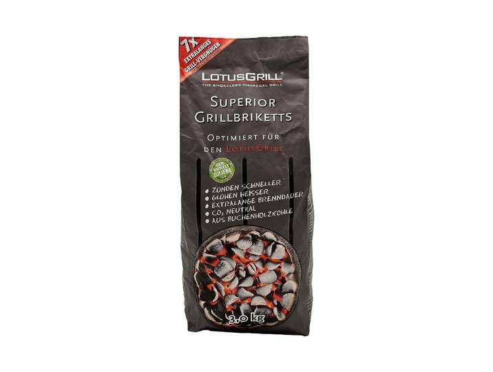 Holzkohle Briketts 3 kg