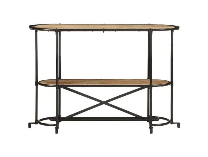 Promo printemps Table console - SHELD - Armoire d'entrée - Pour salon - 110x42x76cm bois massif de manguier brut M1289776
