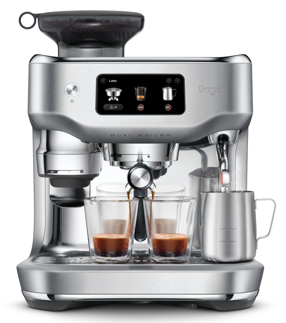 Sage the Oracle Dual Boiler Siebträger Kaffeemaschine 2300 W (Edelstahl) SES995BSS4EEU1