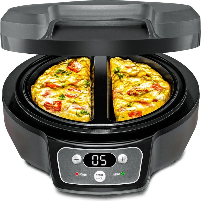 Rommelsbacher Omelett Chef OM 950 , Snack Maker (anthrazit, 950 Watt)