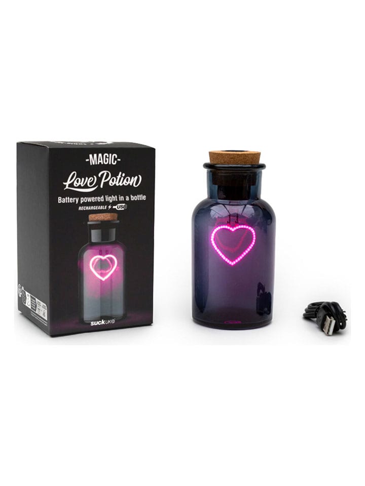 SuckUK LED-Dekoleuchte ''Love Poison'' in Schwarz - (H)13,3 x Ø 6,5 cm - onesize