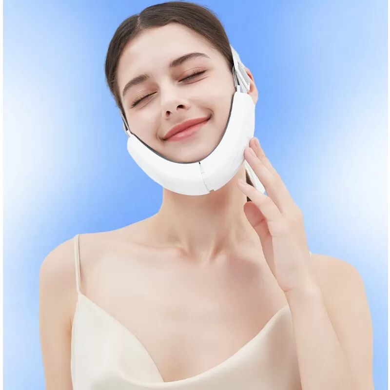 INF Masseur Facial Intelligent avec Buzzer - Appareil de Lifting et Amincissement du Visage 3D Blanc