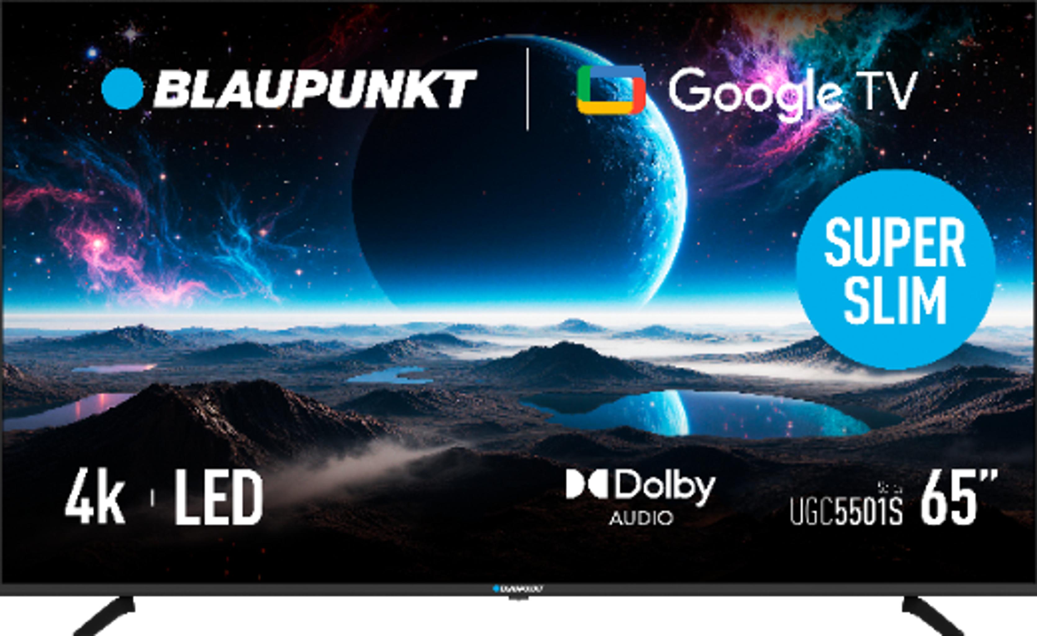 Blaupunkt 65UGC5501S 65" 4K UHD LED Smart TV Google TV 5.0 DVB-T2/S2