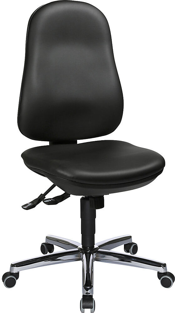 Drehstuhl SUPPORT SY, Bezug Kunstleder, schwarz Topstar