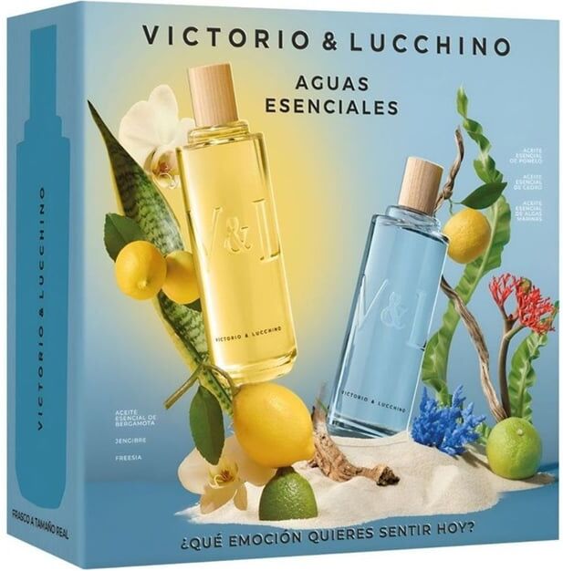Victorio & Lucchino Águas Essenciais Conjunto Pura Vida 250 ml + Evasão Azul 250 ml