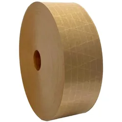 VEPATIM 3 Nassklebeband kernlos 70 x 150m 125 g/m2 Gitterverstärkt extrastark Papier braun