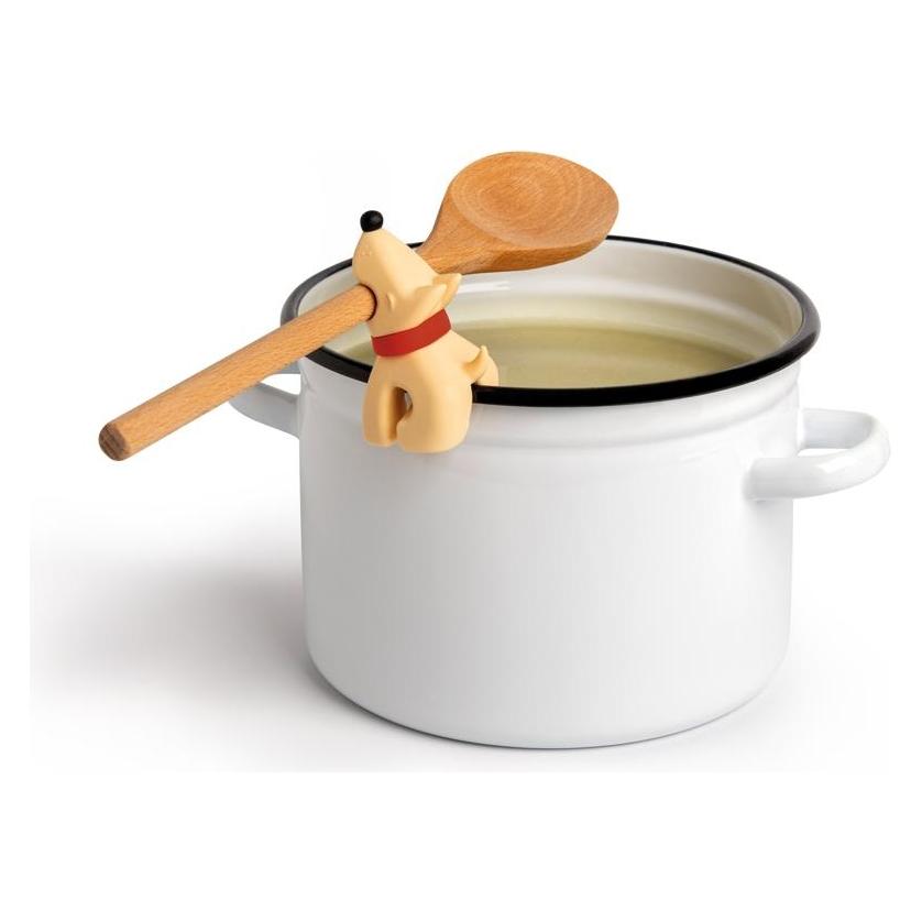 Lund-Stougaard Buddy - Spoon holder & Steam releaser - Yellow (OT931) (OT931)