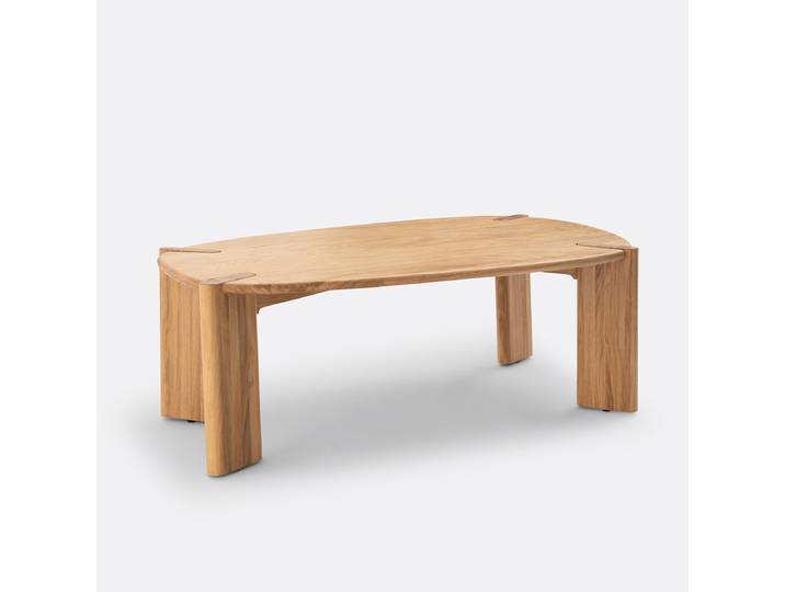LA REDOUTE Table basse chêne massif, Elmo Beige