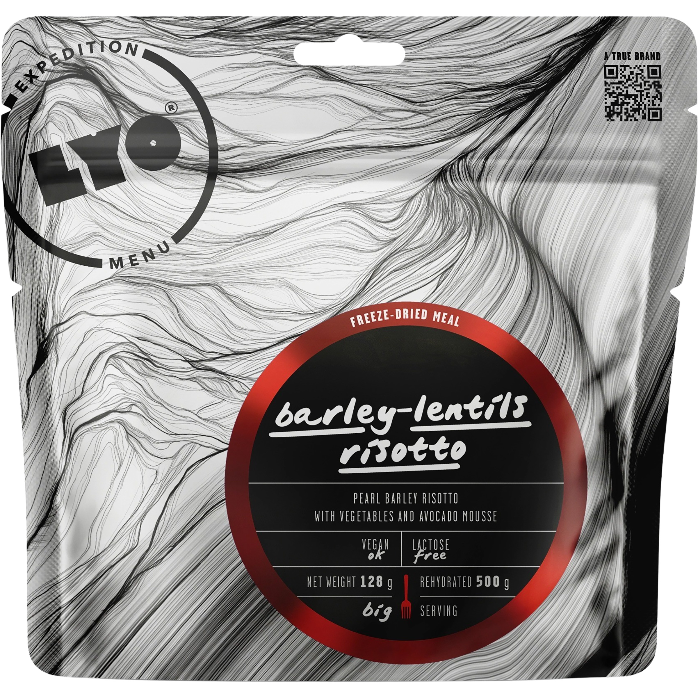Lyofood Graupen Linsen Risotto Trekkingnahrung Größe 128g