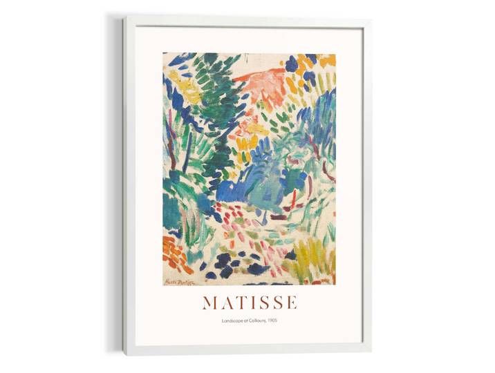 Leinwandbild REINDERS Matisse - Landscape at Collioure , bunt (farbe bild(er): bunt), B:50cm H:70cm T:2,2cm, MDF, Bilder, Leinwandbild