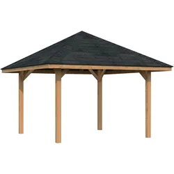 Palmako Pavillon Bianca 8,3 m2 Hellbraun tauchimprägniert