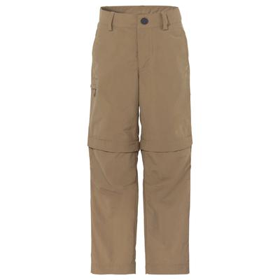 Zip-off-Hose VAUDE "KIDS DETECTIVE ANTIMOS ZO PANTS", Mädchen, Gr. 98, N-Gr, oat, Obermaterial: 100% Polyamid, Hosen Outdoorhose, für Wandern, mit Anti-Moskito-Ausrüstung, mit mehreren Taschen