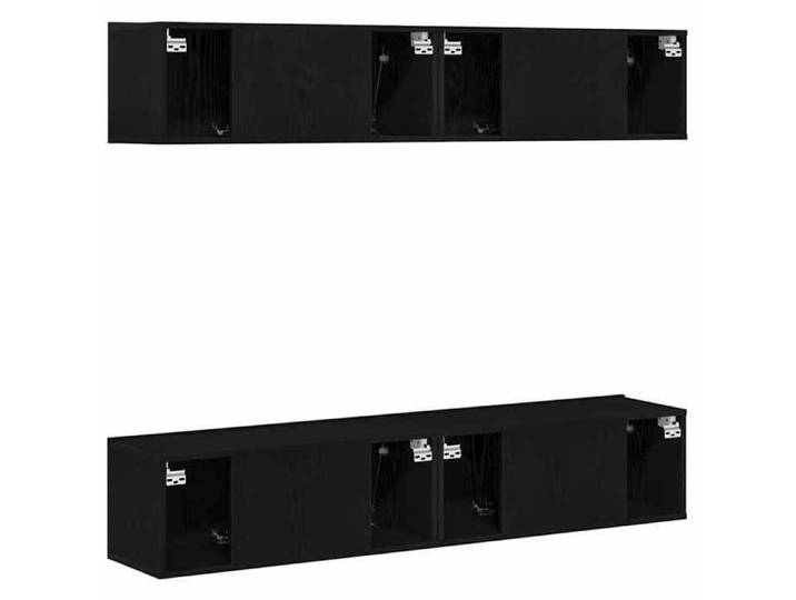 SALE Janvier  MODERNE Armoires TV - MGH - Meubles TV 4 pcs - Pour salon - Chêne noir 80x30x30 cm TT4159
