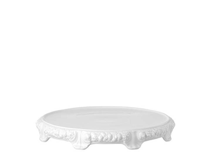 Rosenthal 10430-800001-12845 Maria Tortenplatte mit Fuß 31 cm, weiß