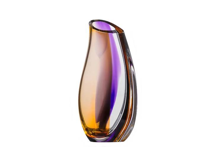 Kosta Boda Orchid Vase 280mm Lila-Bernstein