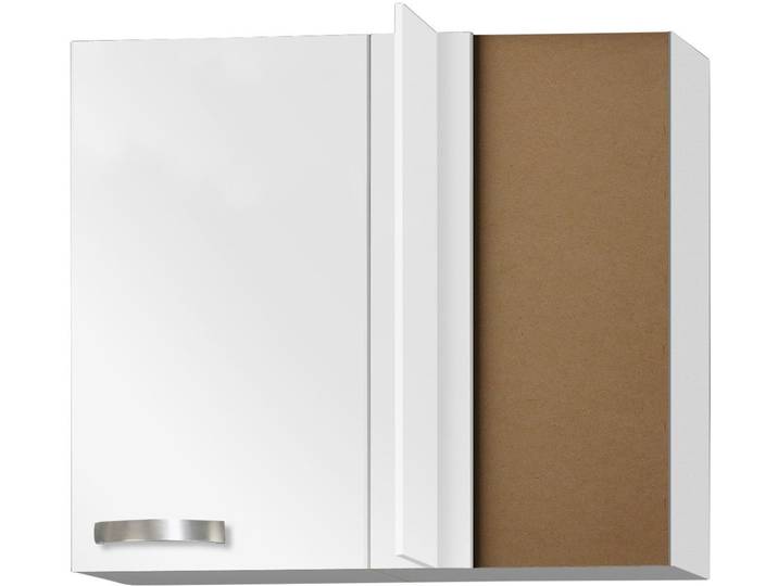 Eckhängeschrank OPTIFIT Ole , weiß, B:85cm H:70,4cm T:34,9cm, Holzwerkstoff, Schränke, Eckhängeschrank
