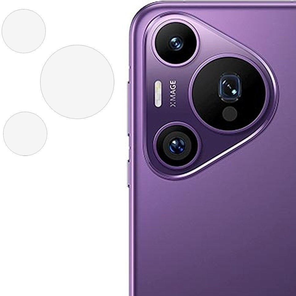 INCOVER Hærdet Kameralinsebeskyttelsesglas - Huawei Pura 70 Pro / 70 Pro+ (Plus) - Gennemsigtig