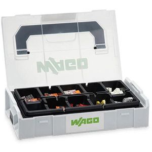 Wago Verbindungsklemme 887-960, L-Boxx Mini, Set, 6mm², 3 verschiedene Klemmen, 195-teilig