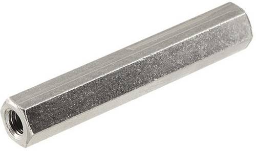 Econ connect D3X30I5MH Abstandsbolzen M3 M3 Messing (vernickelt)