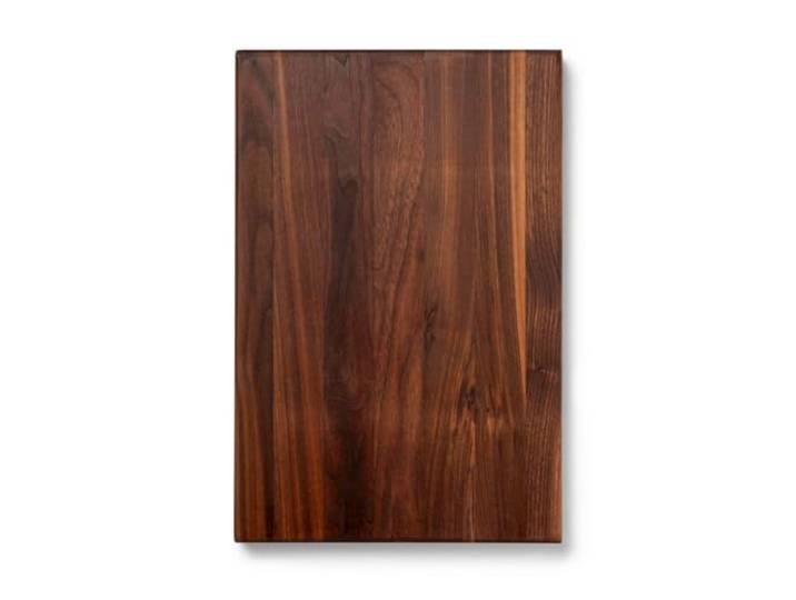 Boos Block Profi-Schneidebrett – Massives Nussbaum-Holz – Lebensmittelecht – Mit Griff – Servierbrett & Hackblock –46 x 31 x 4 cm – Walnuss