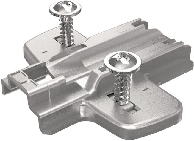 Hettich plaque de montage Sys.8099 Sensys STA vern.3mm Pilotz.u.Spez.-Schr. (3000272131)