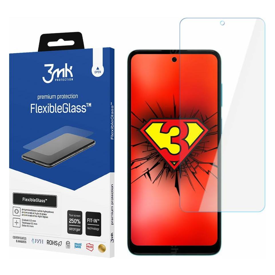 3MK FlexibleGlass Motorola Moto E22s Szklo Hybrydowe (1 Stk., Motorola Moto E22) (3mk FlexibleGlass(2538))