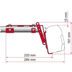 Fiamma Halterung Kit Roof Rail F45 / F70