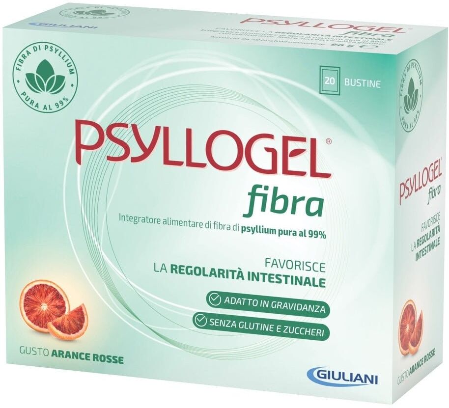 Giuliani Psyllogel Fibra arancia rossa 20 bustine