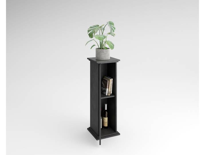 Container FMD Essex , grau (matera), B:30cm H:88,5cm T:30cm, Holzwerkstoff, Schränke, Container, Breite 30 cm