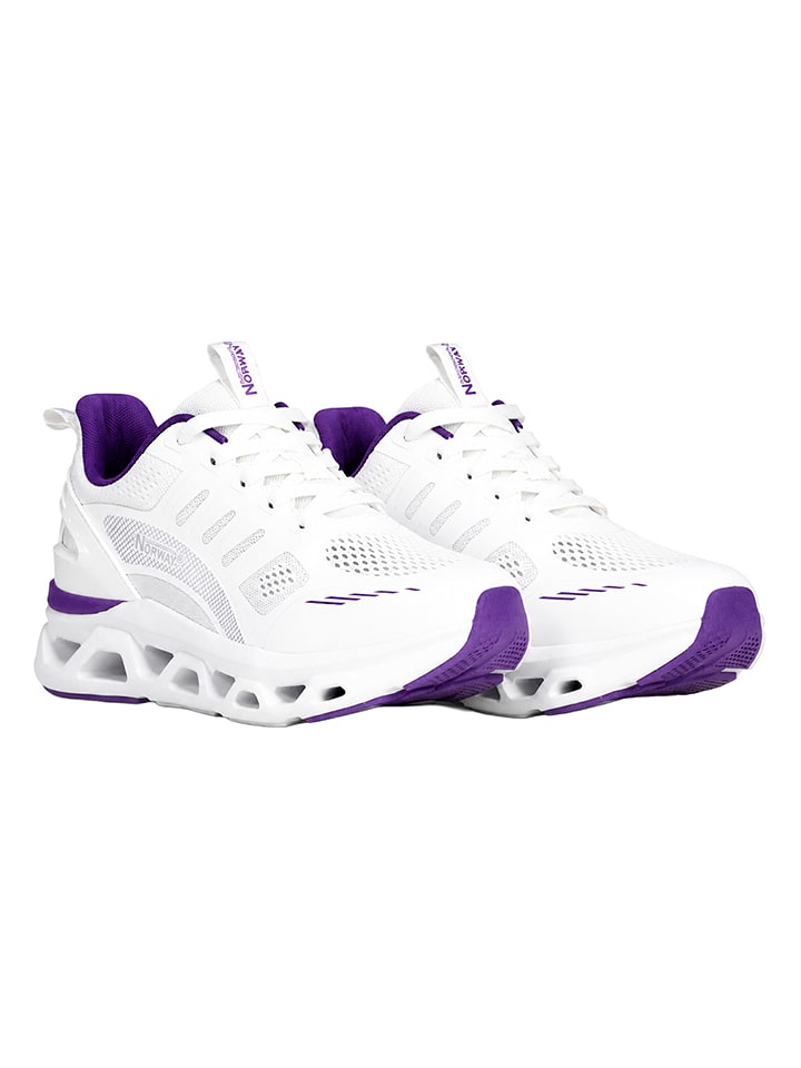 Geographical Norway Sneakers "Oriane" in Weiß/ Lila - 38