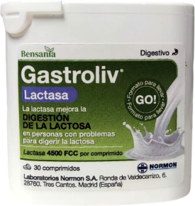 Normon Gastroliv Lactase 30 Tablets