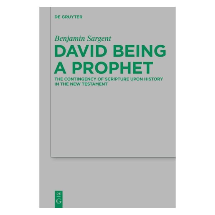 De Gruyter Sargent:David Being a Prophet (Englisch, Hardcover, Benjamin Sargent) (67767788)