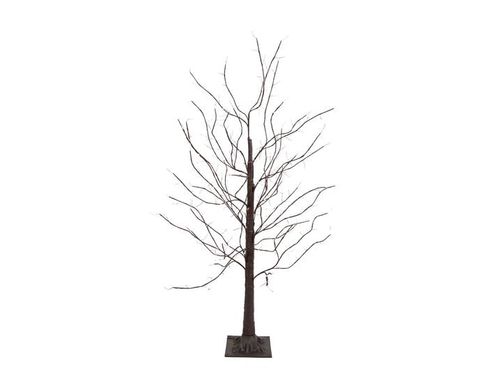 Lampadaire de Noël marron arbre 120cm incl. LED avec minuterie