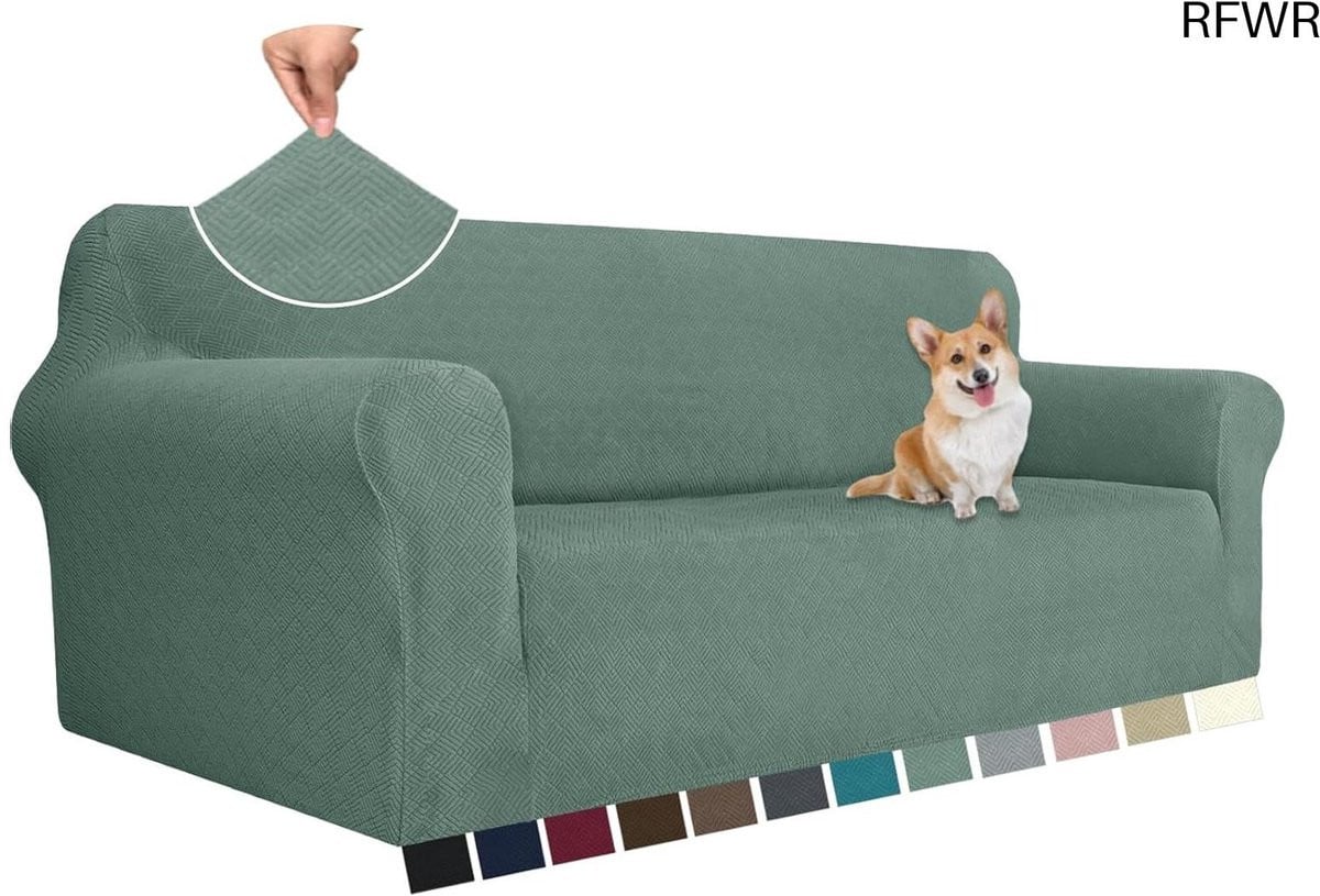 RFWR Rekbare Bankhoes 3 Zits - Universele Elastische Sofahoes voor Complete Bescherming