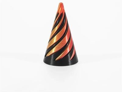 Uplift Picks 3D Printed Impossible Pyramid Spiral Cone Optical Illusion Fidget Toy d