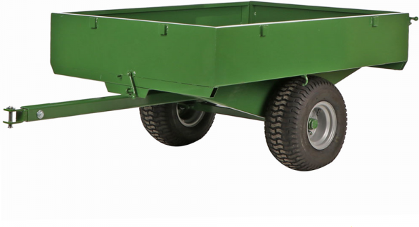 Francini FQ4 - Remorque en acier pour tracteur tondeuse - 120x90(h 25 cm)