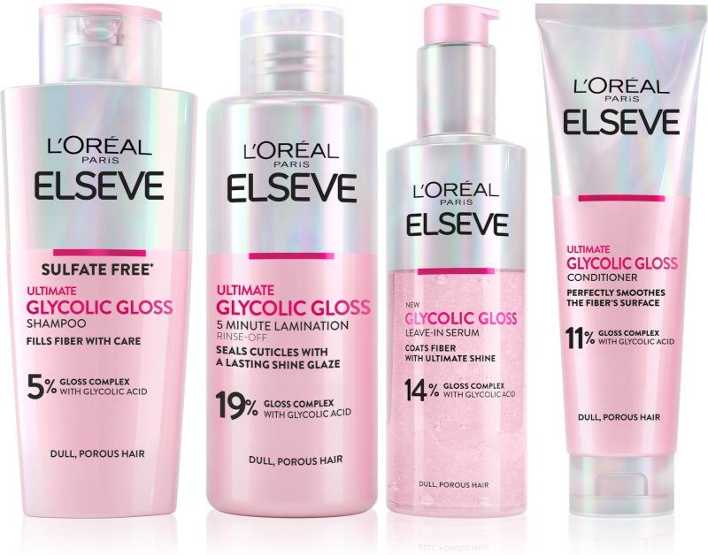 L’Oréal Paris Elseve Glycolic Gloss ensemble pour cheveux