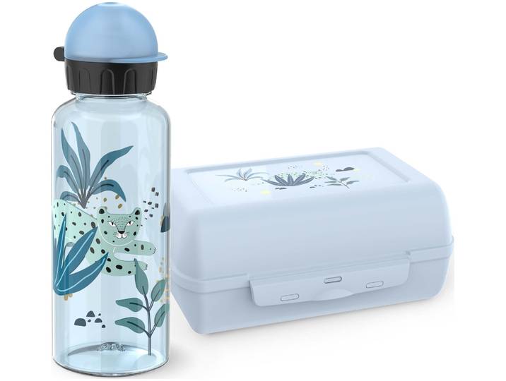 Emsa Kids Set Flasche + Brotdose Leopard