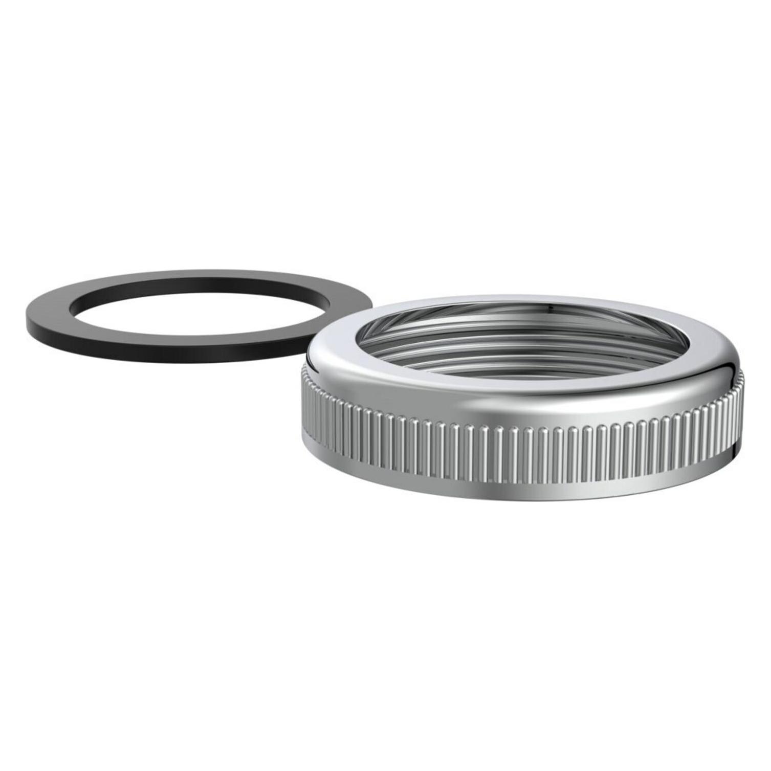 Magni Rändelmutter, Chrom, 1 1/4", mit Dichtung (88350278)