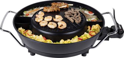 Tristar Korean Hot Pot Grill Fondue Schwarz