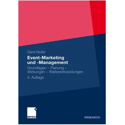 Event-Marketing und -Management, Fachbücher von Gerd Nufer