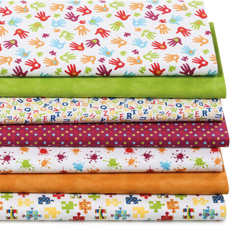Patchwork- und Quiltpaket "Funny", bunt