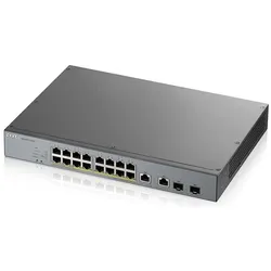 Zyxel GS1350-18HP 18 PORT MANAGED (16 Ports), Netzwerk Switch, Grau